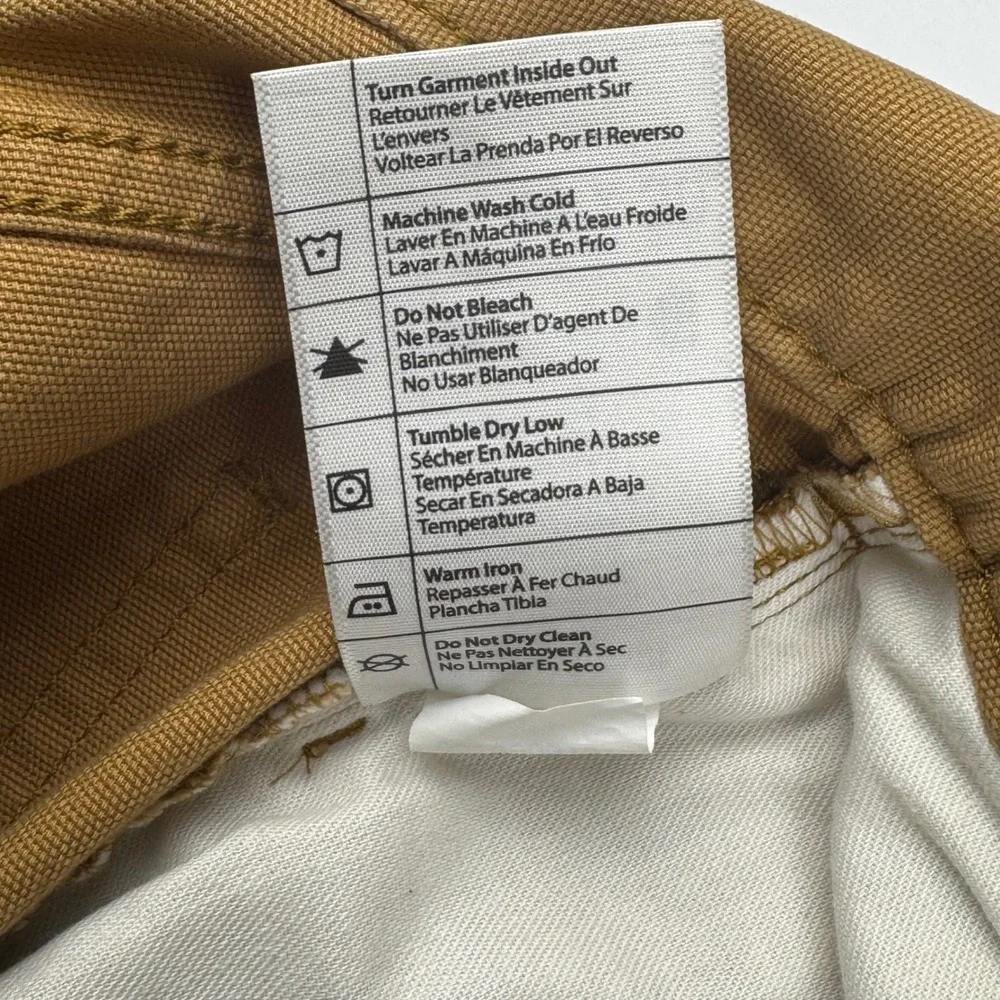 Carhartt Rugged Flex Pants 46x30 Canvas Workwear Relaxed Fit BN2517-M Brown Tan